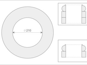 Decor System BK-1/200 Wysokość Powlekany na gładko tynkiem sztukatorskim Styropian EPS200