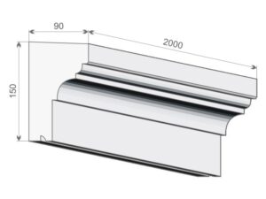 Gzyms elewacyjny GE-4
