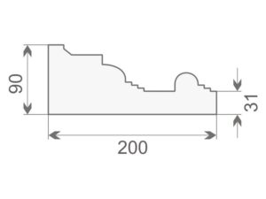 odporny na warunki atmosferyczne i mikropęknięcia. Naszą sztukaterię należy pomalować