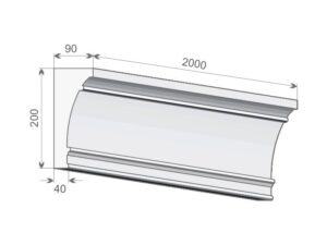 odporny na warunki atmosferyczne i mikropęknięcia. Naszą sztukaterię należy pomalować