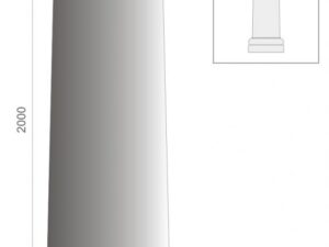 Decor System TK-2/250 Wysokość Powlekany tynkiem sztukatorskim Styropian EPS200