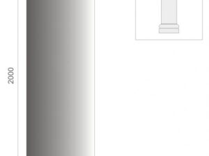 Decor System TK-3/400 Wysokość Powlekany tynkiem sztukatorskim Styropian EPS200