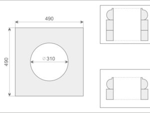 Decor System PK-1/300 Wysokość Powlekany tynkiem sztukatorskim Styropian EPS200