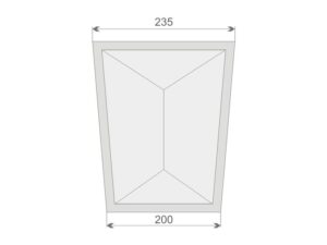 Decor System ZE-1 Wysokość Powlekany tynkiem sztukatorskim Styropian EPS200