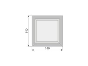Decor System ZE-4A Wysokość Powlekany tynkiem sztukatorskim Styropian EPS200